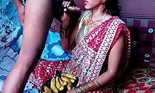 कर्वा चौथ स्पेशल में बड़े गधे वाले भारतीय जोड़ों का पहला सेक्स